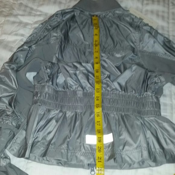 ADIDAS by Stella McCartney RUN WIND gray jacket -Women's Size Small - Picture 15 of 16